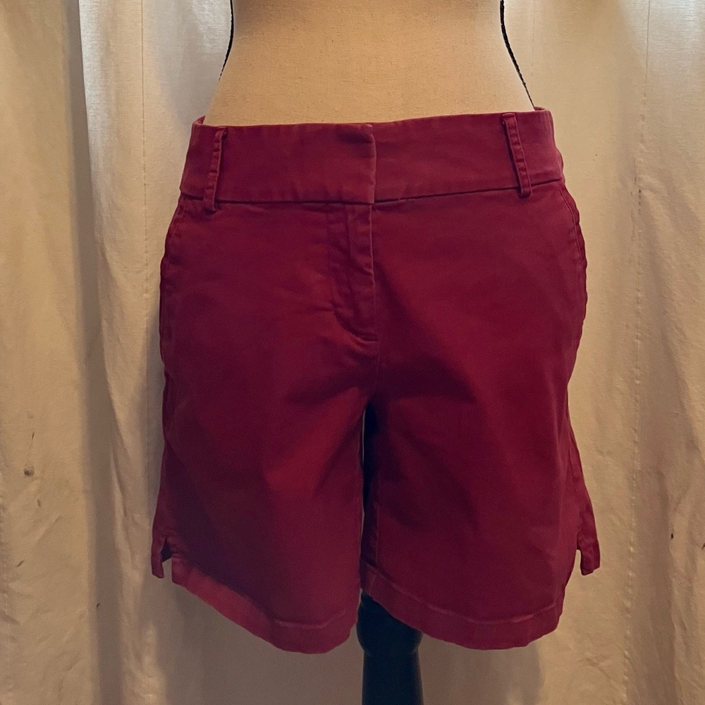 Red Loft Riviera Shorts with a 5” Inseam